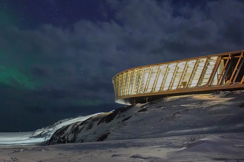 Icefjord-view deck
