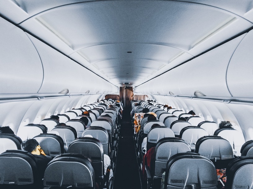 Boarding a plane