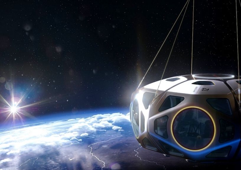 Space In Hot Air Balloon