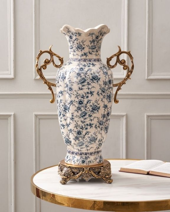 Straffordshire' Victorian Ornamental Floor Vase