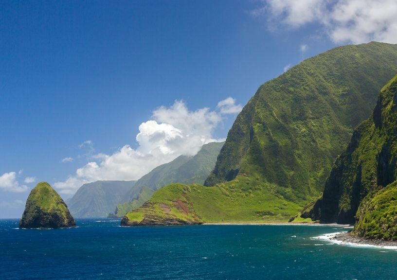 Remote Hawaiian Island - Molokai
